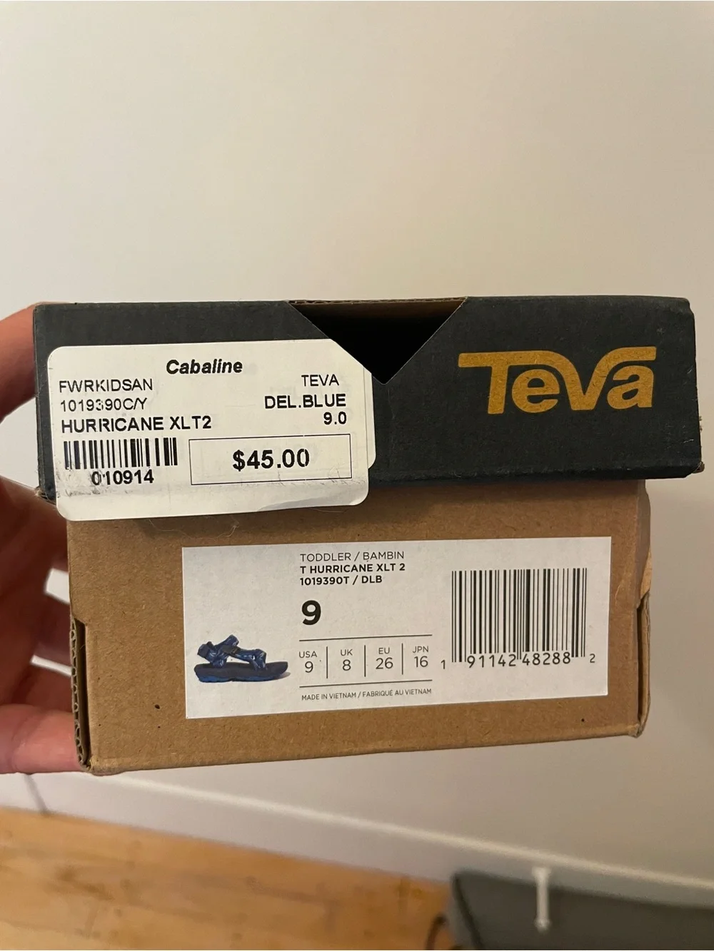Teva Hurricane XLT Sandal Kids Size 9